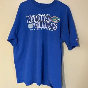 vintage 2006 gators basketball national championship tee